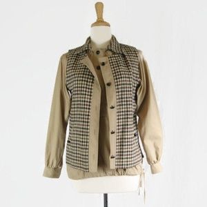 Vintage Paula Saker 2-Piece L/S Shirt and Vest